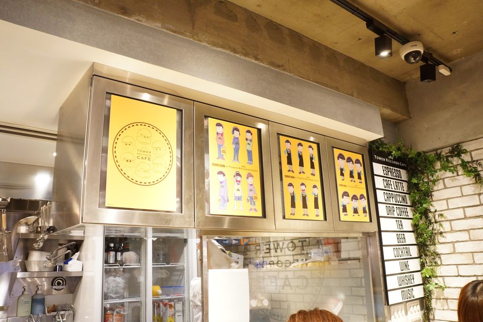 おそ松さん　タワーレコードカフェコラボ アニメイトカフェとの違い －ゴロゴロ生活－